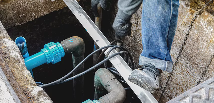 Zoeller Sewage Ejector Pump System in Plymouth